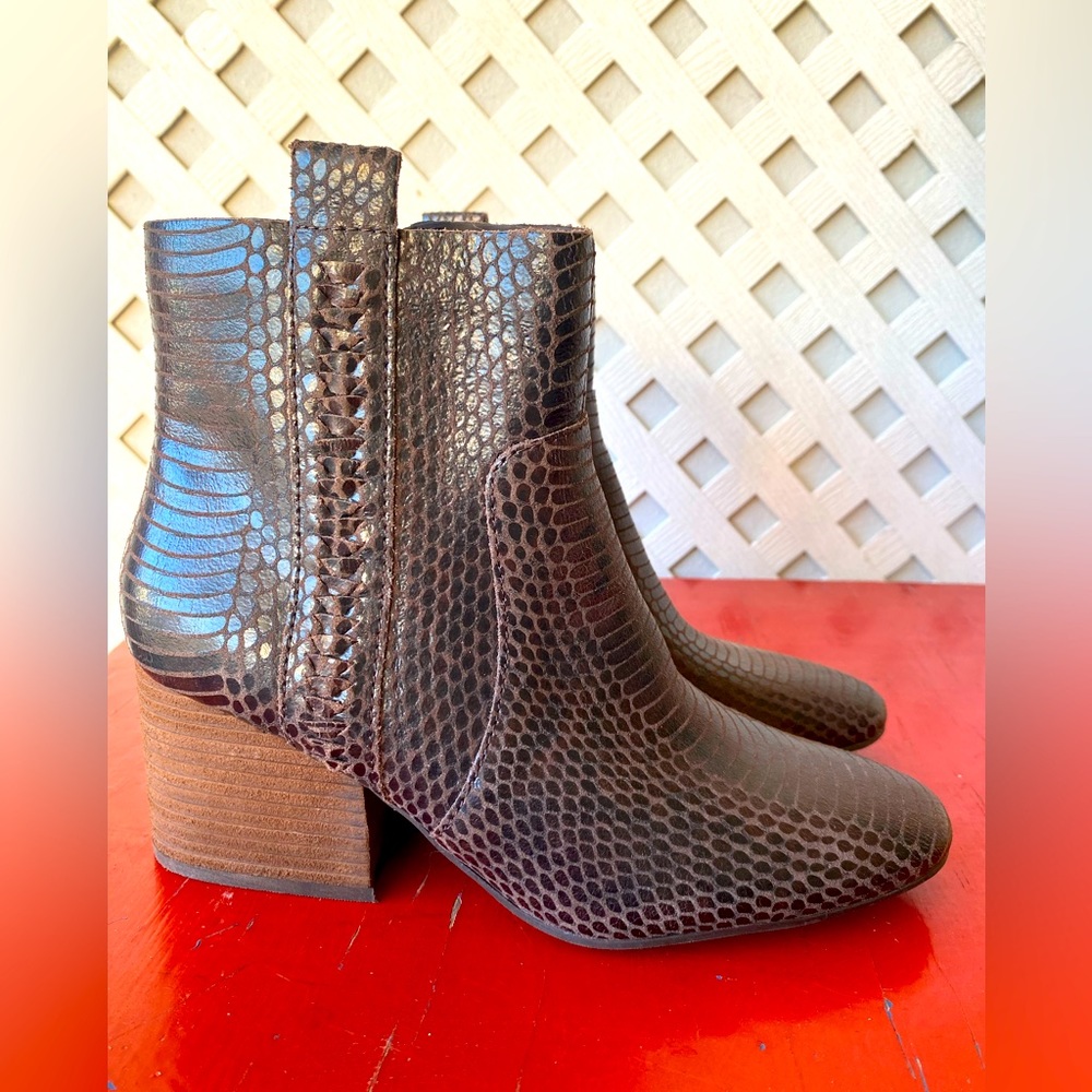 Kork-Ease Brown Ankle Boots